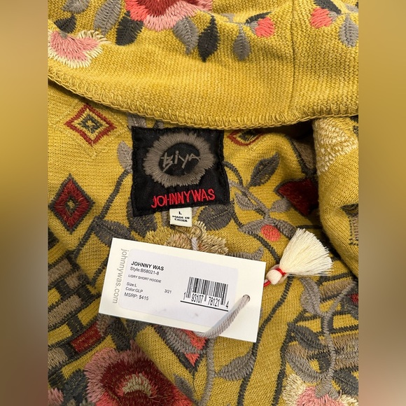 Johnny Was 🌺 BIYA Lisry Hoodie **^SOLD OUT everywhere - Picture 6 of 7